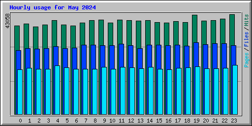 Hourly usage for May 2024